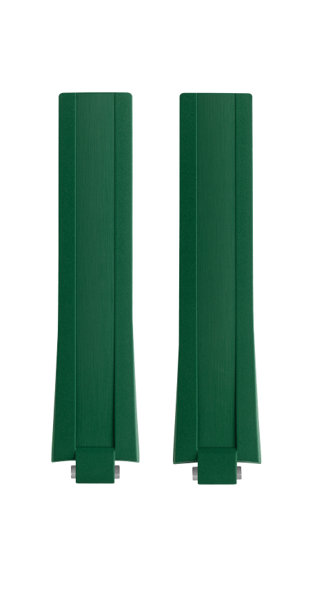 Cinturino Verde Caucciù 9.5 MM - MXE0L22S Baume & Mercier Front