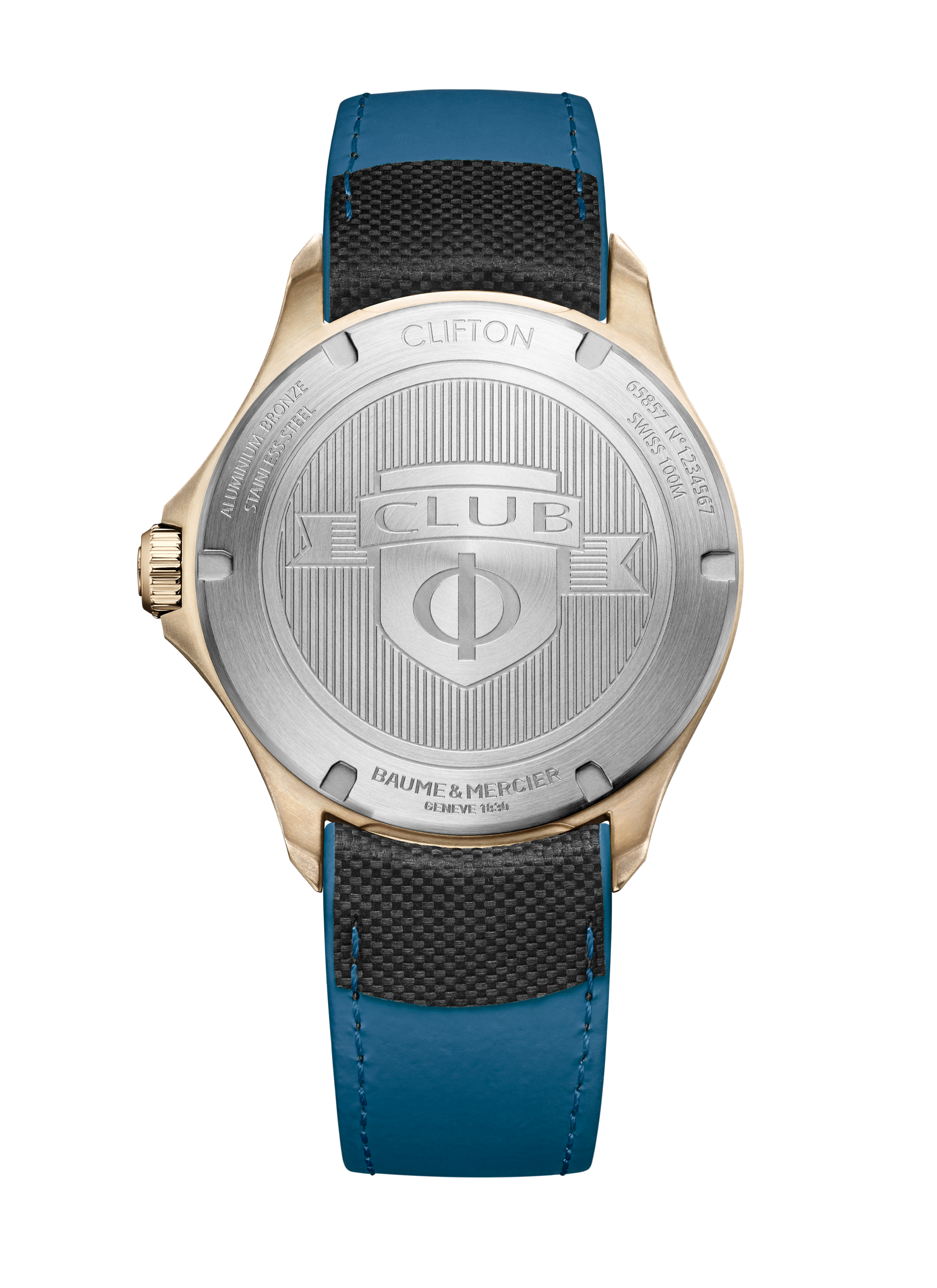 ساعة يد Clifton Club 10500 لـ men | تفقُّد الأسعار على Baume & Mercier Back