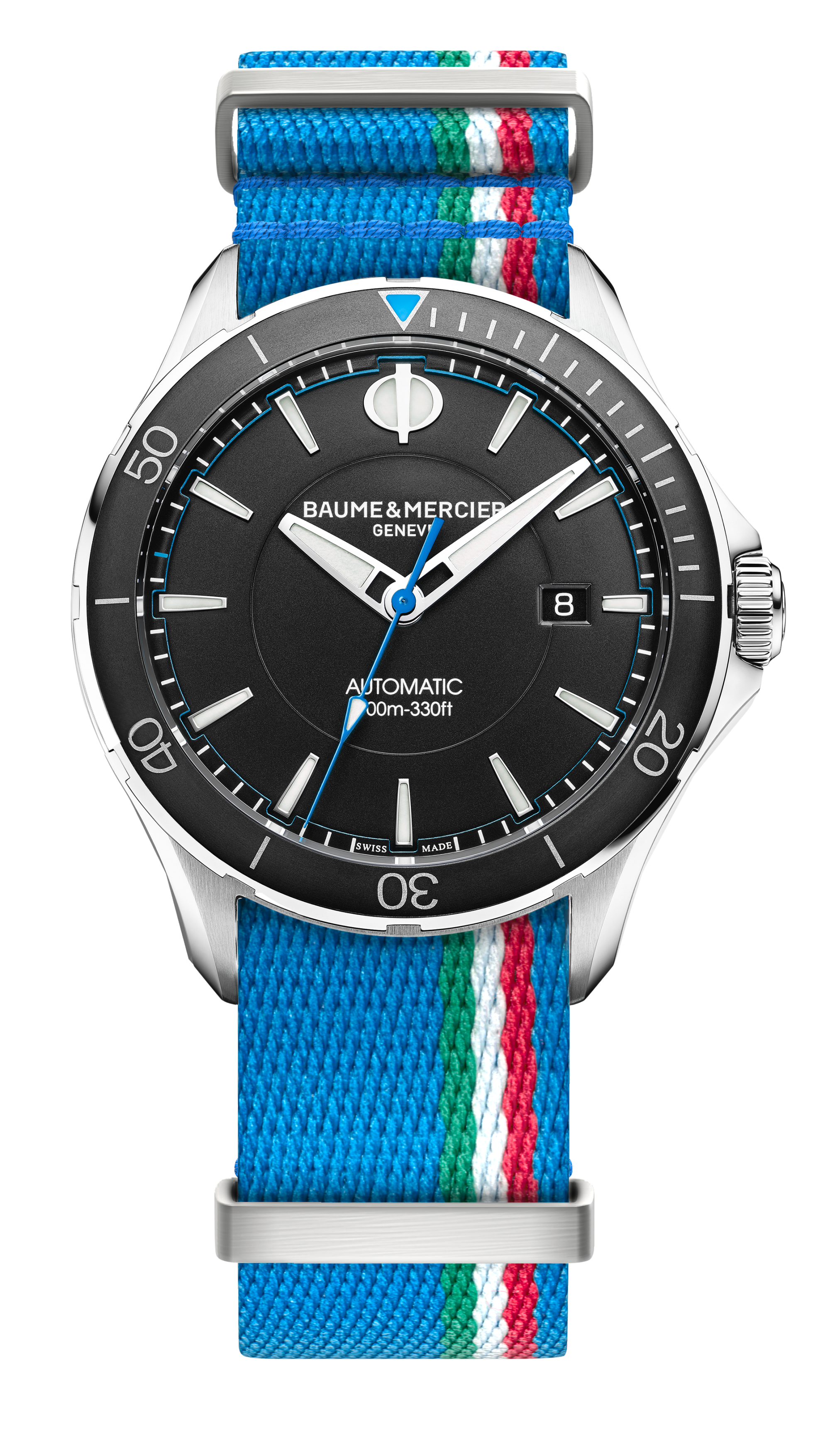 ساعة يد Clifton Club 10459 لـ men | تفقُّد الأسعار على Baume & Mercier Front