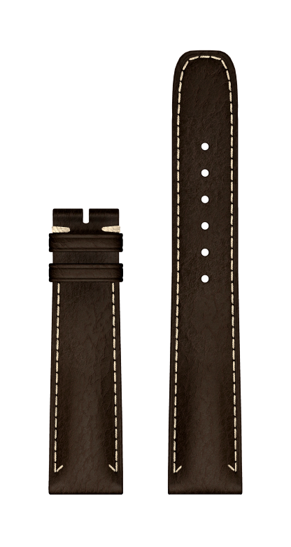 ブラウン カーフスキン ストラップ 20.0 MM - MX006W4N Baume & Mercier Front