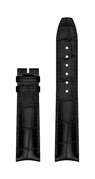 Bracelet Alligator Noir watch strap 21 MM - MX007G0Z Baume & Mercier Face -