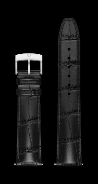 ボーム&メルシエ　アリゲーターストラップ　20mm Black Alligator Strap 20.0 MM - MX007FV3 Baume & Mercier