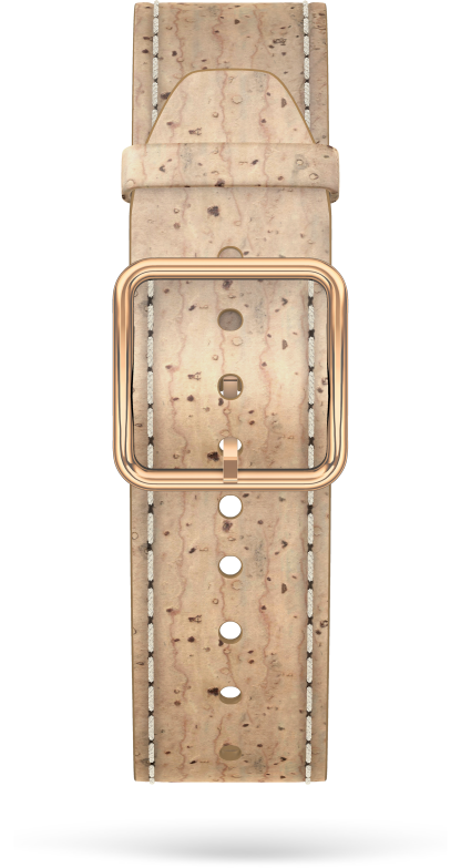 Correa corcho beige, hebilla acero PVD 20.0 MM - MXE0HP9D Baume & Mercier Front