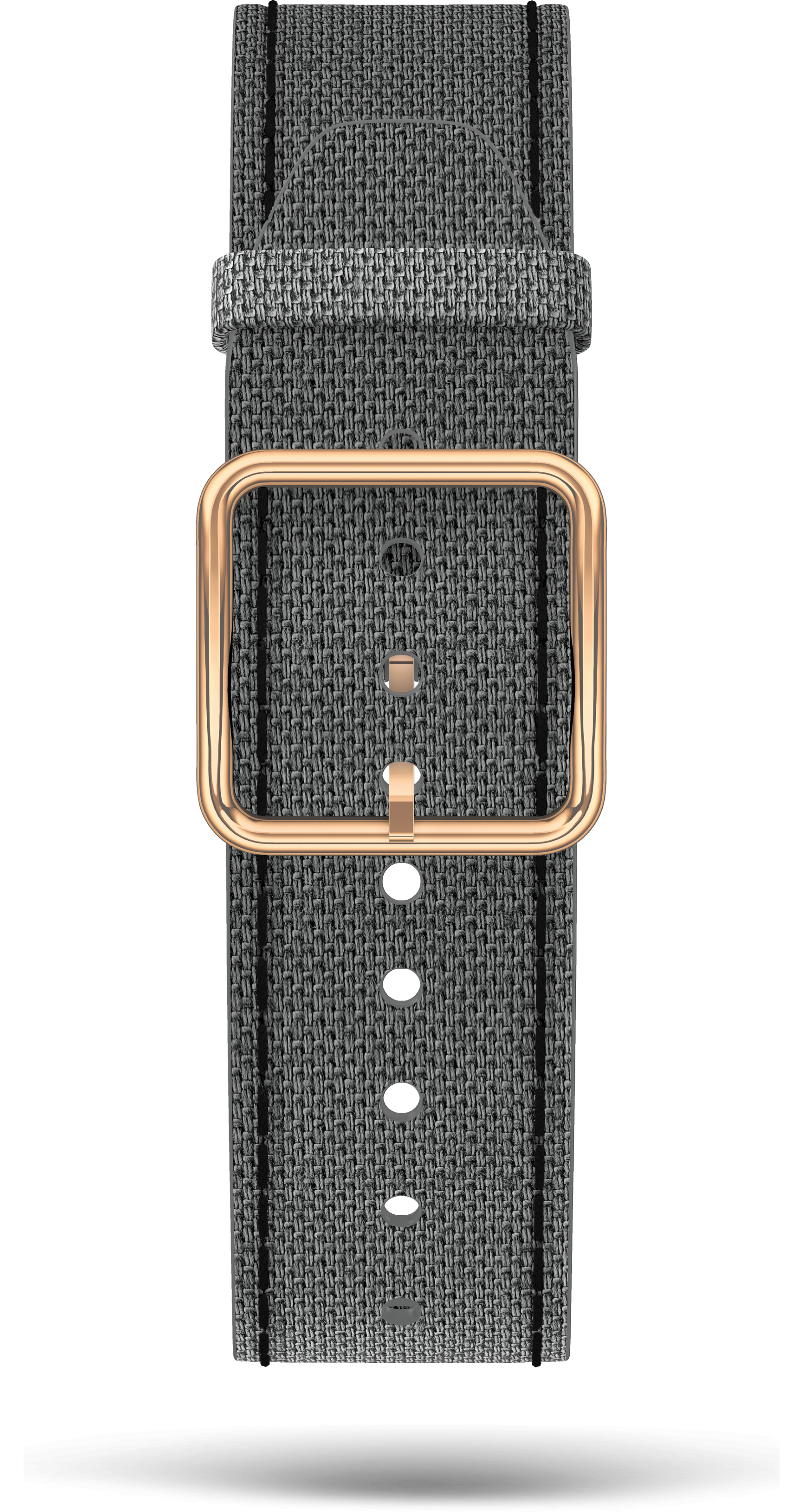 Graues Armband, Dornschließe 20.0 MM - MXE0GB0Q Baume & Mercier Front