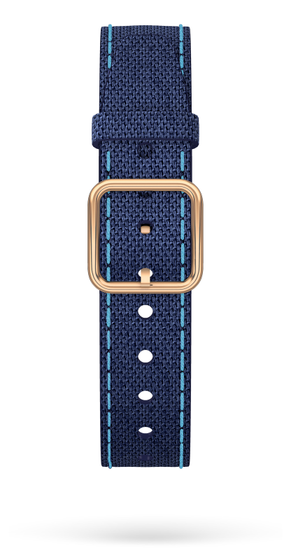 Blaues Armband, Dornschließe 15.0 MM - MXE0GBQQ Baume & Mercier Front