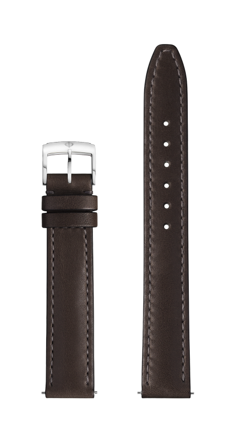 リコリスブラウン カーフスキンストラップ 15.0 MM - MXE0B5G0 Baume & Mercier Front
