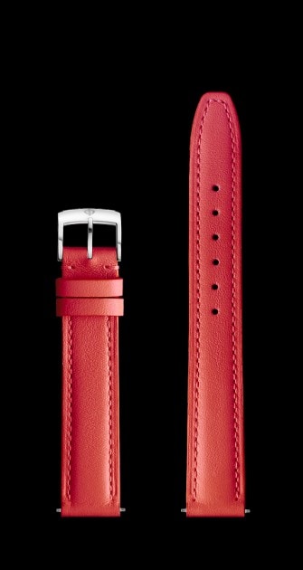 Orange Calfskin Strap, Pin Buckle 15.0 MM - MXE0FZ5H Baume & Mercier