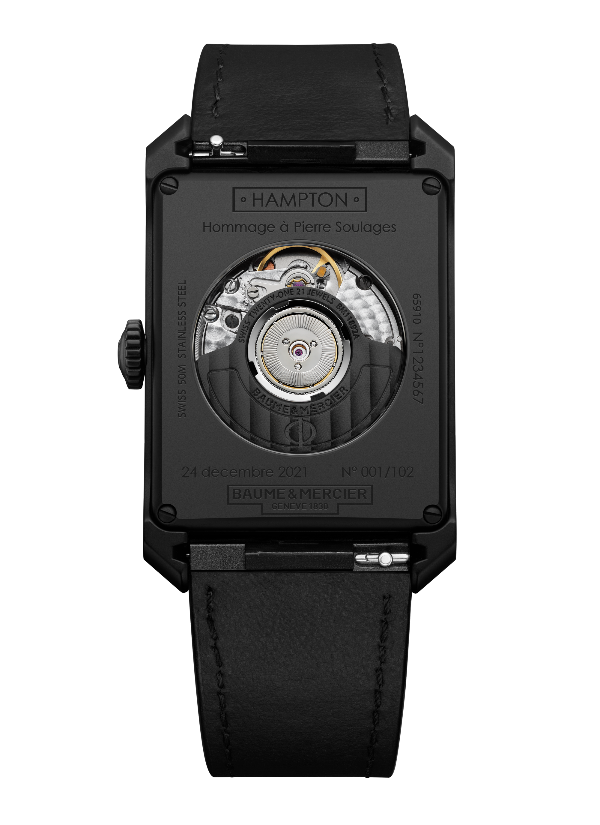 Hampton 10641 Watch for men | Check Prices on Baume & Mercier Back