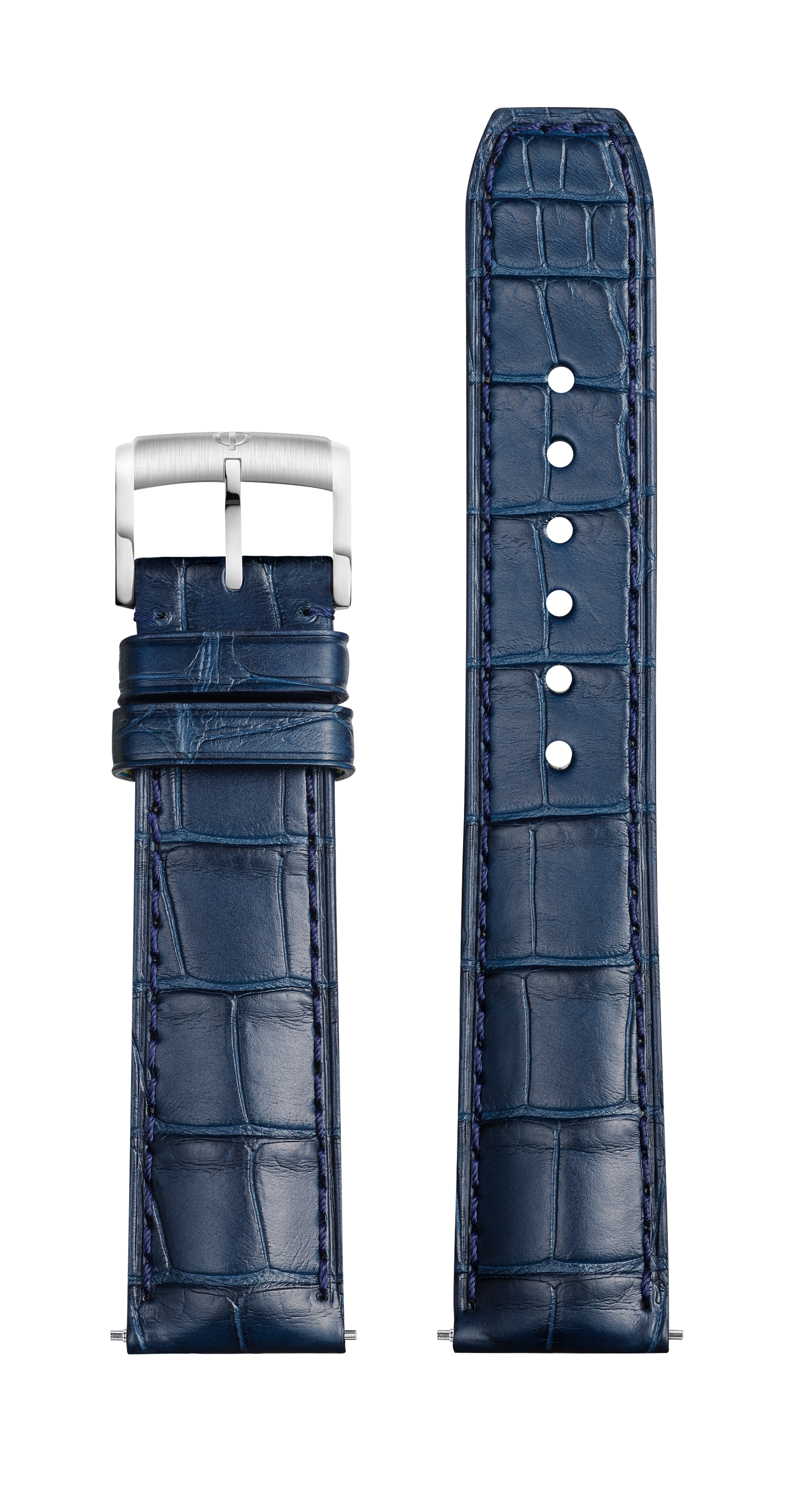 Blue Alligator Strap, Pin Buckle 20.0 MM - MXE09W5C Baume & Mercier Front