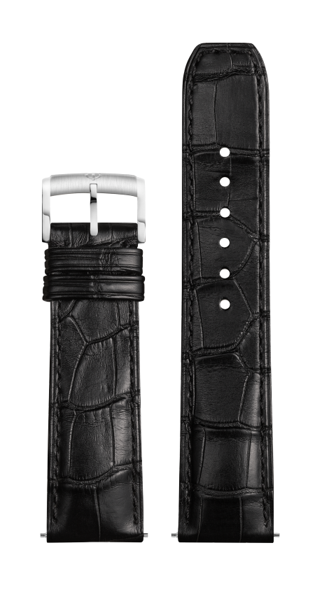 Black Alligator Strap, Pin Buckle 22.0 MM - MXE0BCXJ Baume & Mercier Front