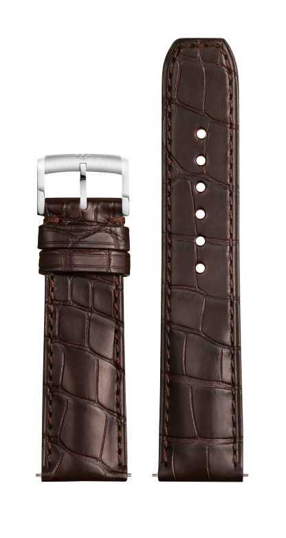 Brown Alligator Strap, Pin Buckle 22.0 MM - MXE0CSPM Baume & Mercier