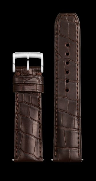Brown Alligator Strap, Pin Buckle 22.0 MM - MXE0CSPM Baume & Mercier