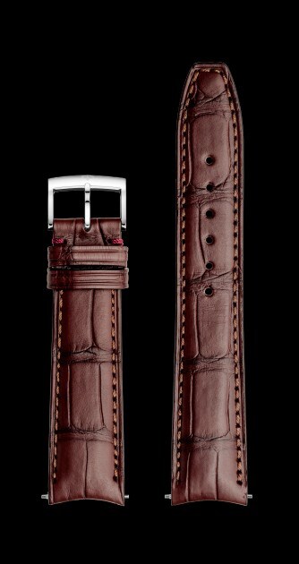 Brown Alligator Strap, Pin Buckle 20.0 MM - MXE08FD1 Baume