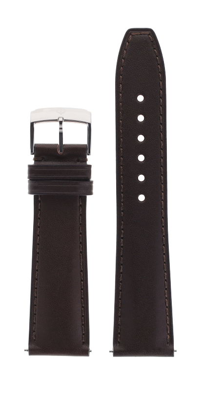 Dark brown Calfskin Strap 21.0 MM - MXE0N0RX Baume & Mercier Front