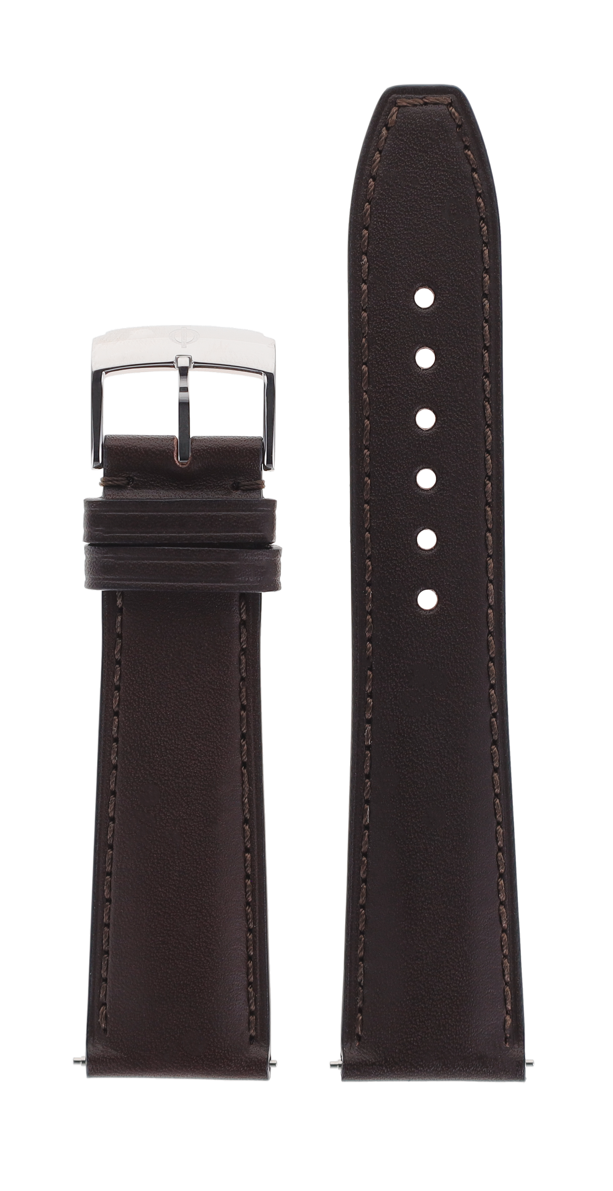 Dark brown Calfskin Strap 21.0 MM - MXE0N0RX Baume & Mercier Front