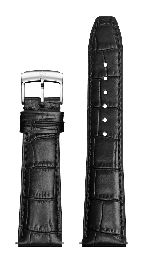 Schwarzes Kalbslederarmband, Dornschließe 21.0 MM - MXE0N0RP Baume & Mercier Front