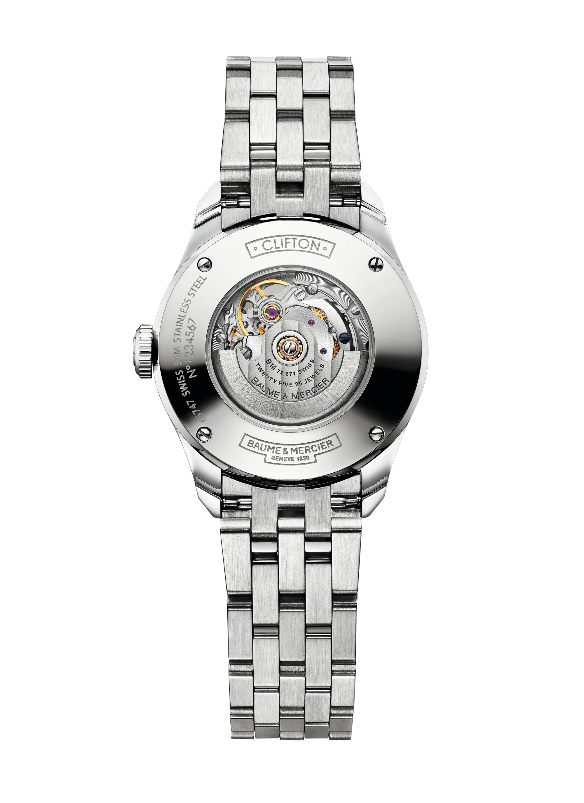ساعة يد Clifton 10150 لـ ladies | تفقُّد الأسعار على Baume & Mercier Back