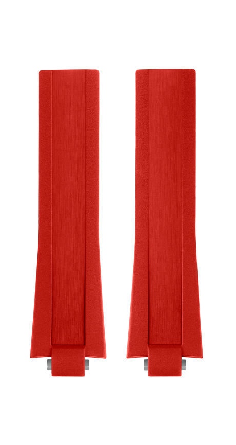 Red Rubber Strap 11.0 MM - MXE0NB04 Baume & Mercier Front