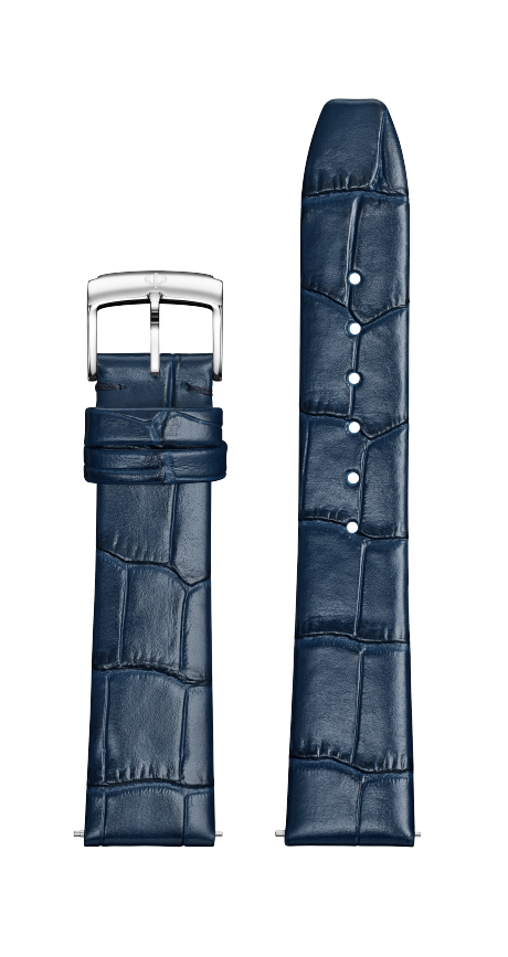 Blue Alligator Strap, Pin Buckle 18.0 MM - MXE0N0MT Baume & Mercier Front