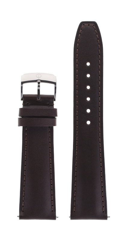 Dark brown Calfskin Strap 22.0 MM - MXE0N0N8 Baume & Mercier Front