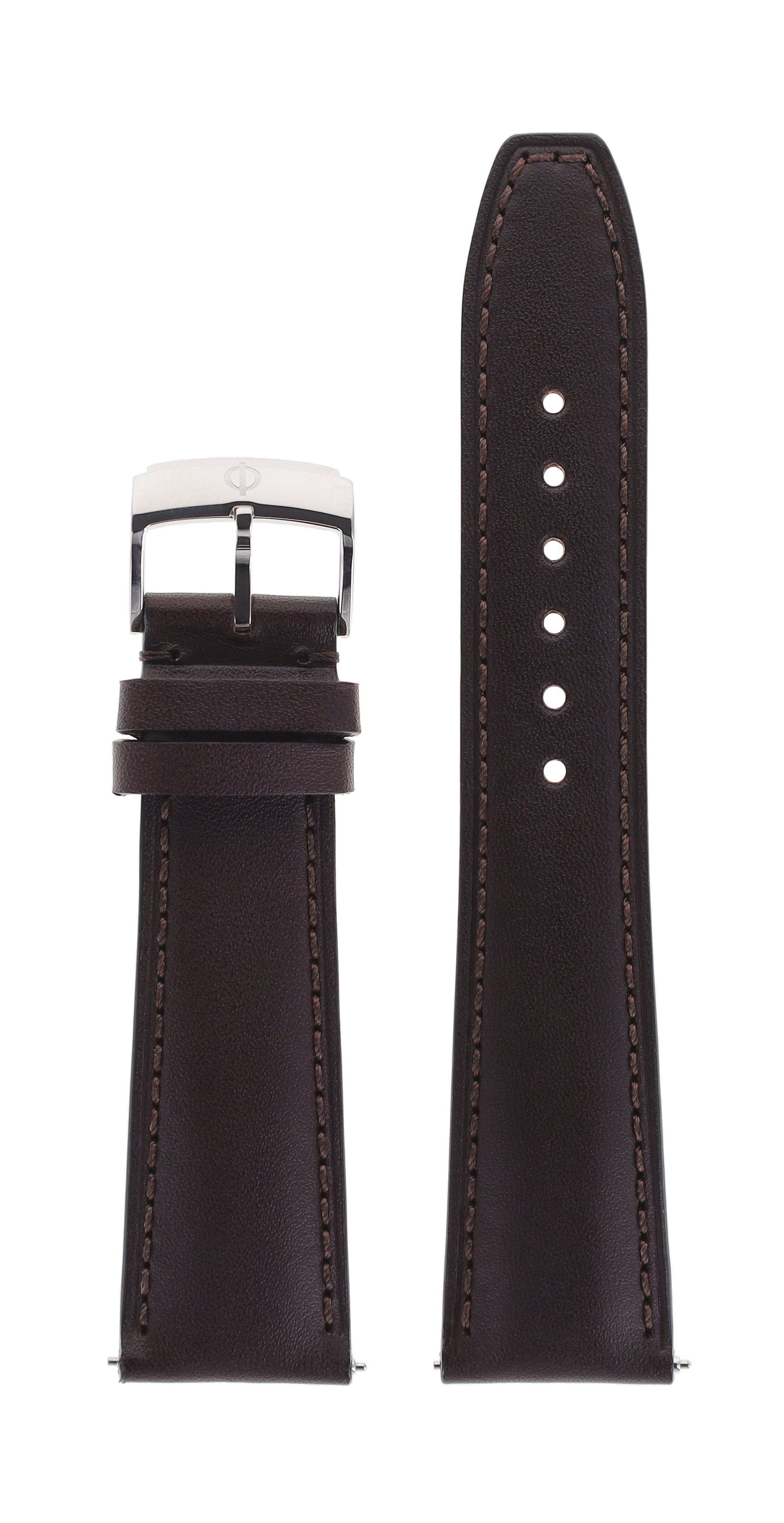 Dark brown Calfskin Strap 22.0 MM - MXE0N0N8 Baume & Mercier Front