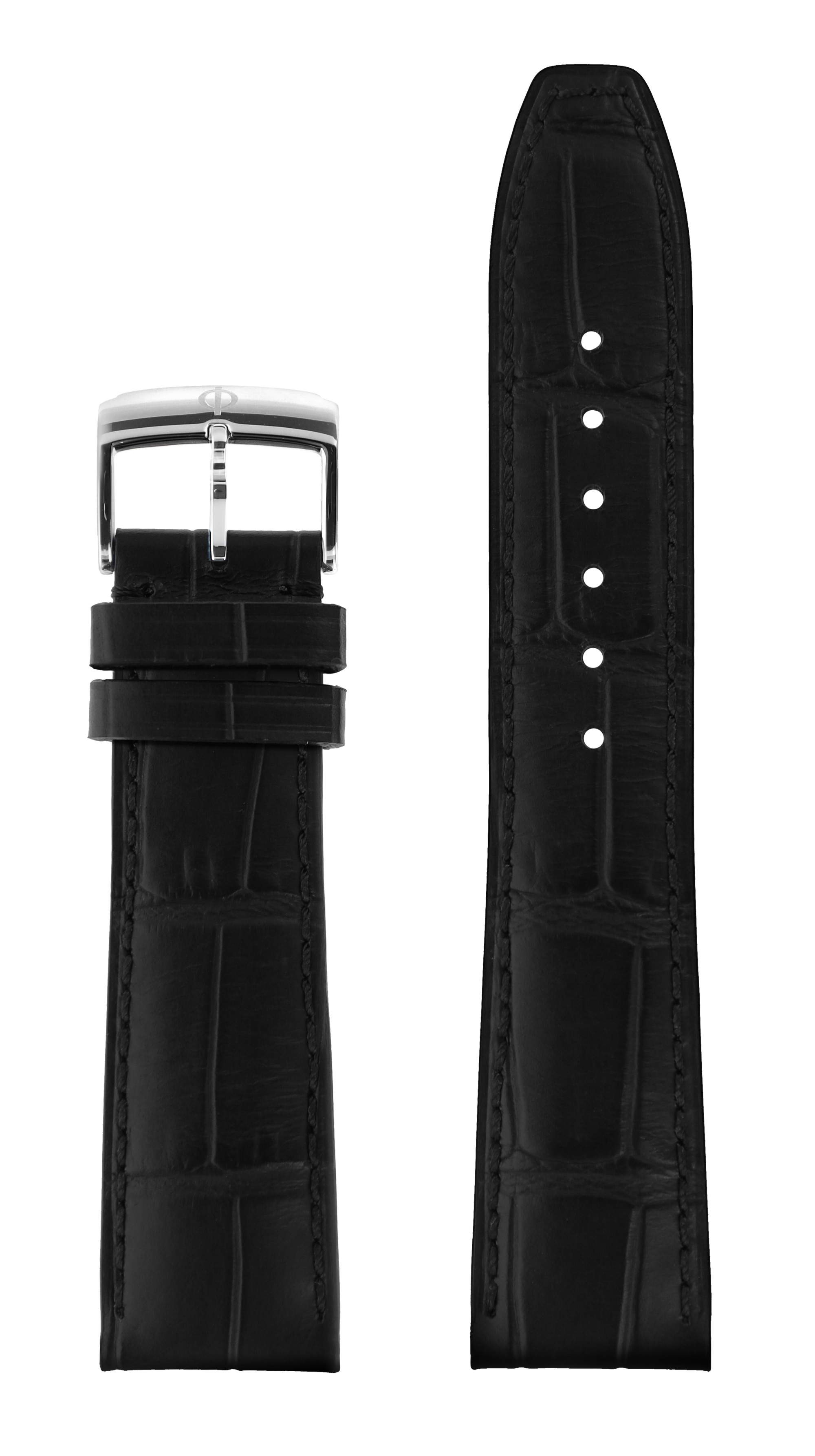 Cinturino nero pelle di vitello, fibbia ad ardiglione 21.0 MM - MXE0N0RP Baume & Mercier Front