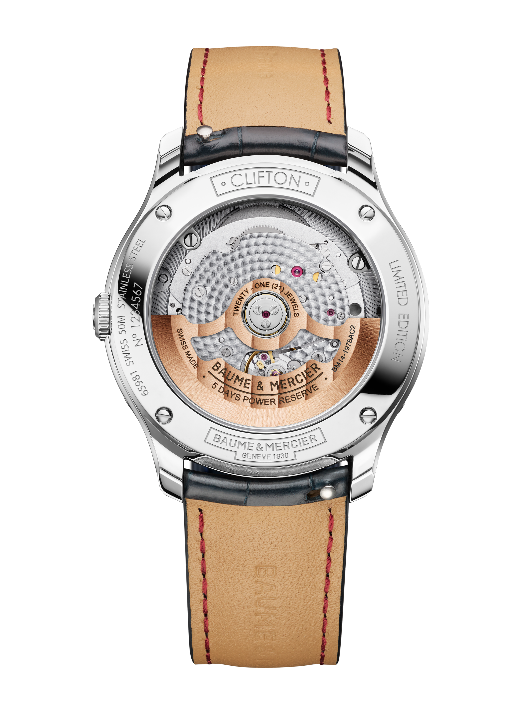 Clifton 10872 Watch for men | Check Prices on Baume & Mercier Back