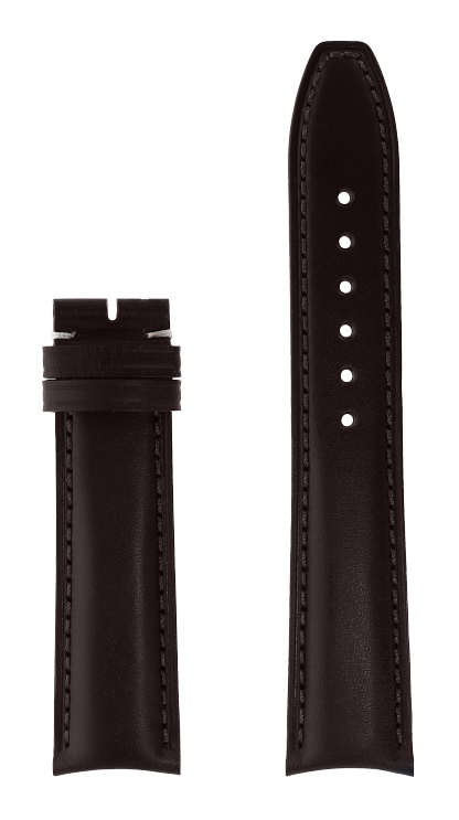 Armband aus dunkelbraunem Kalbsleder 20.0 MM - MXE0R0VB Baume & Mercier Front