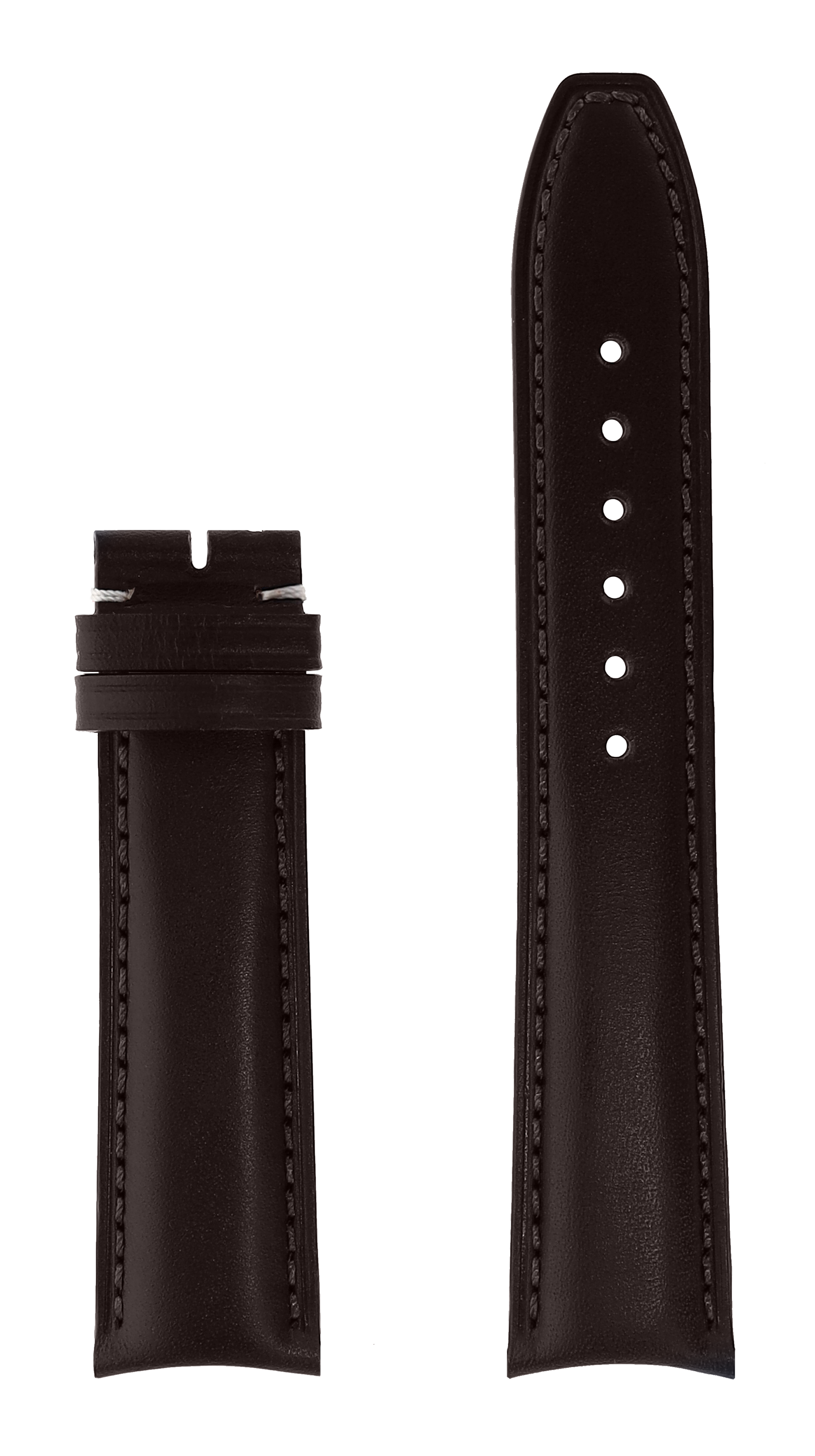Armband aus dunkelbraunem Kalbsleder 20.0 MM - MXE0R0VB Baume & Mercier Front