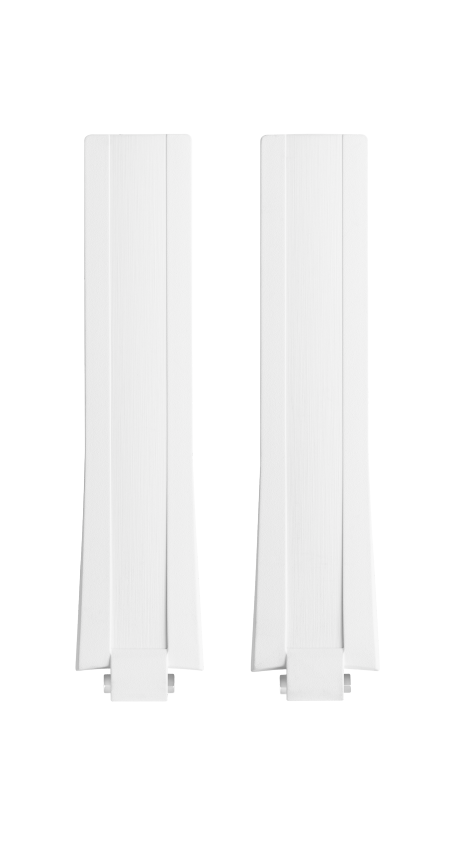 Cinturino Bianco Caucciù 9.5 MM - MXE0L22Z Baume & Mercier Front