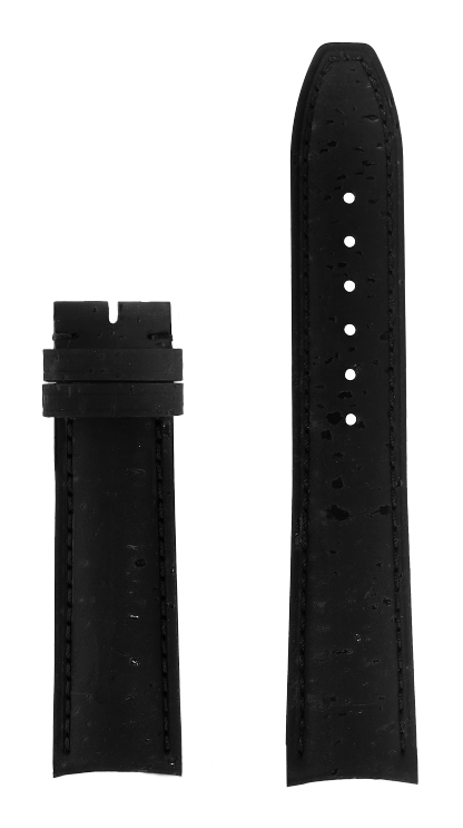Armband aus schwarzem Kork 20.0 MM - MXE0WCD9 Baume & Mercier Front