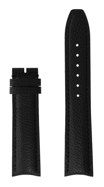 Armband aus schwarzem Kalbsleder 20.0 MM - MXE0RBV4 Baume & Mercier Front