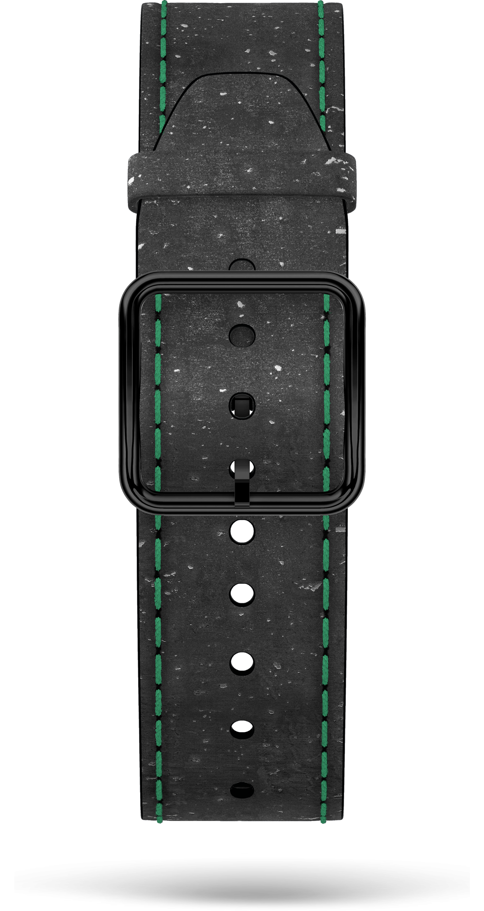 Black Cork Strap, PVD Steel Pin Buckle 20.0 MM - MXE0K5TK Baume & Mercier Front