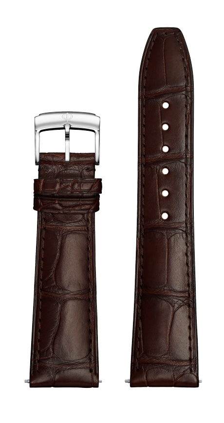 Cinturino marrone pelle di alligatore, fibbia ad ardiglione 21.0 MM - MXE08GXM Baume & Mercier Front