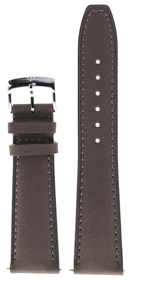 Bracelet Veau mat Brun-gris 22.0 MM - MXE0N0S2 Baume & Mercier Face