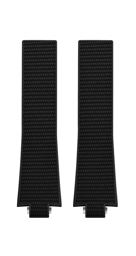 Black Rubber Strap 11.0 MM - MXE0N5LM Baume & Mercier Front