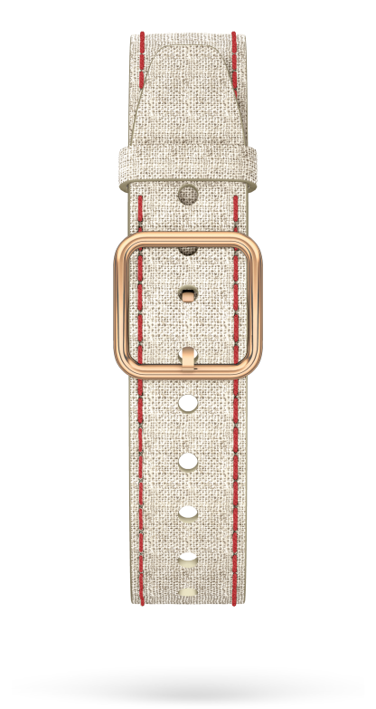 Cinturino in lino, fibbia ardiglione 15.0 MM - MXE0K5TZ Baume & Mercier Front