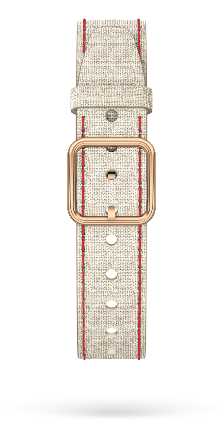 Cinturino in lino, fibbia ardiglione 15.0 MM - MXE0K5TZ Baume & Mercier Front
