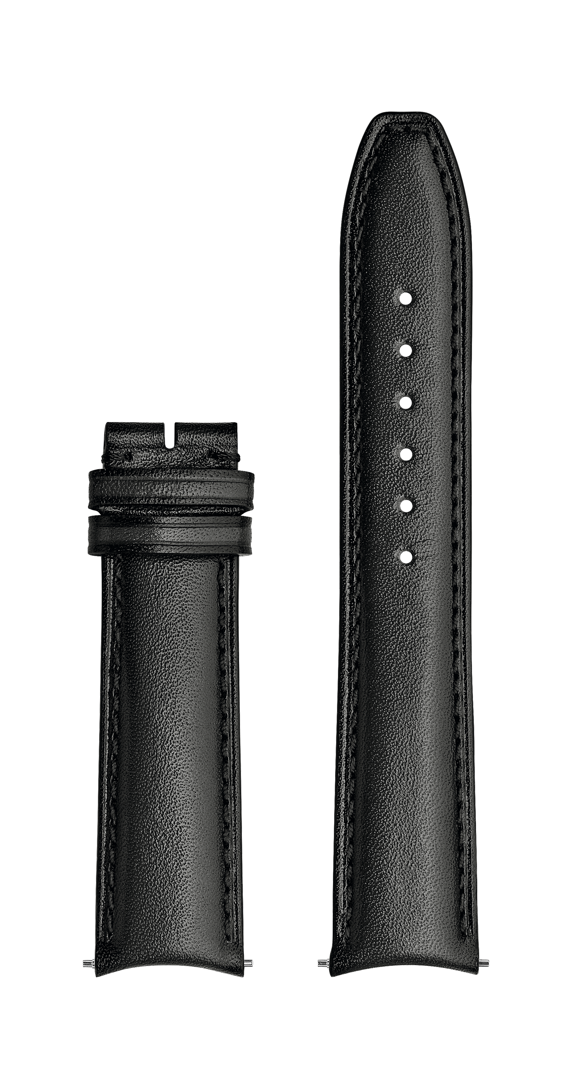Armband aus patiniertem dunkelgrauem Kalbsleder 20.0 MM - MXE0R0V8 Baume & Mercier Front