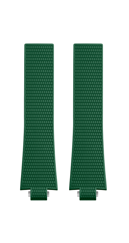 Cinturino Verde Caucciù 10.0 MM - MXE0RQNC Baume & Mercier Front