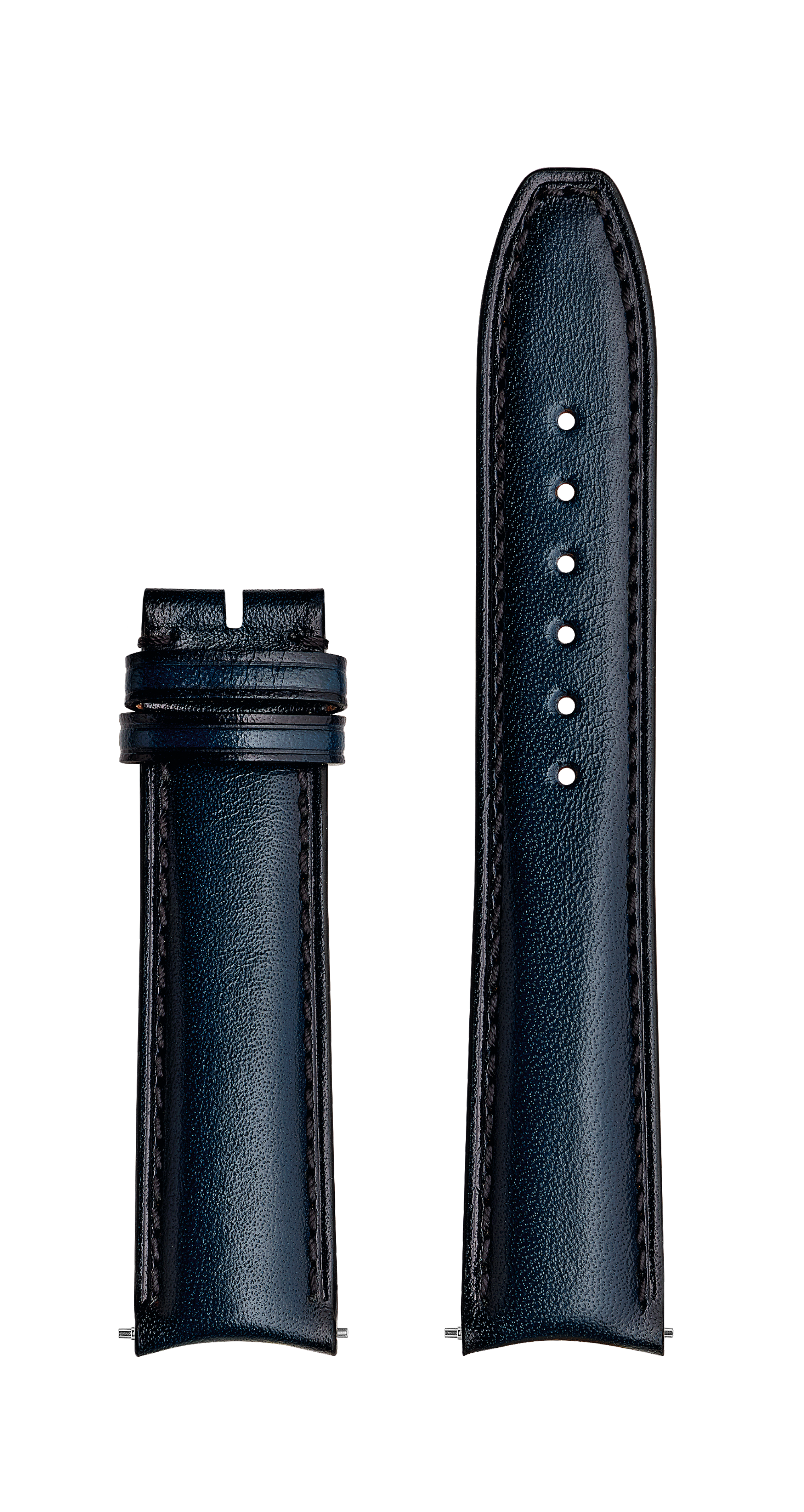 Armband aus patiniertem blauem Kalbsleder 20.0 MM - MXE0R0V4 Baume & Mercier Front